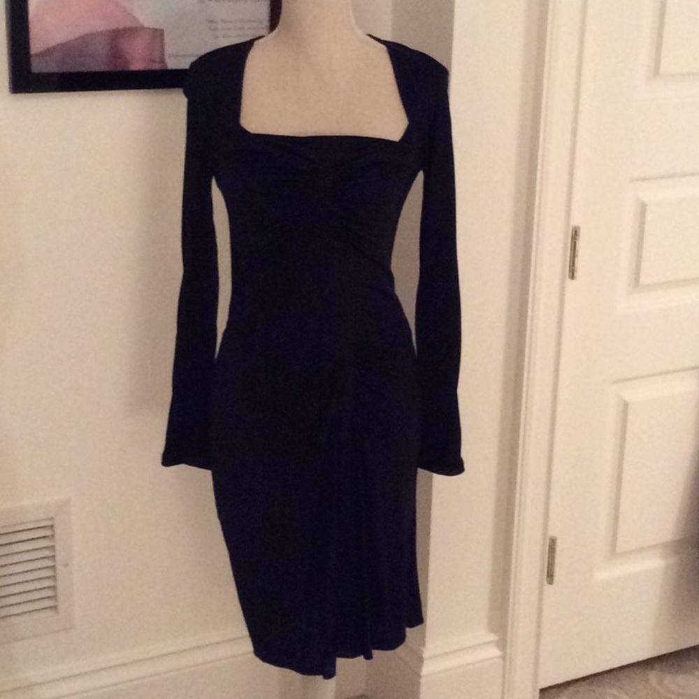 Yigal Azrouel Black Jersey Dress